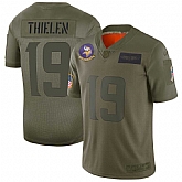 Nike Vikings 19 Adam Thielen 2019 Olive Salute To Service Limited Jersey Dyin,baseball caps,new era cap wholesale,wholesale hats